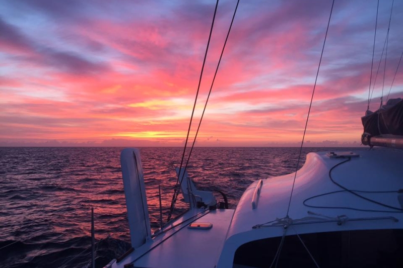 La traversée de l'atlantique la voile . Le rêve d'une vie !