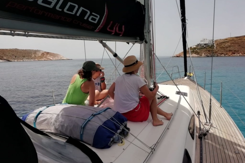 Stage Voile dans les Cyclades